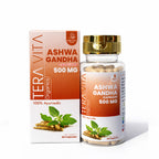 Ashwagandha Capsules 500mg – Stress Relief & Stamina Support – 60 Capsules