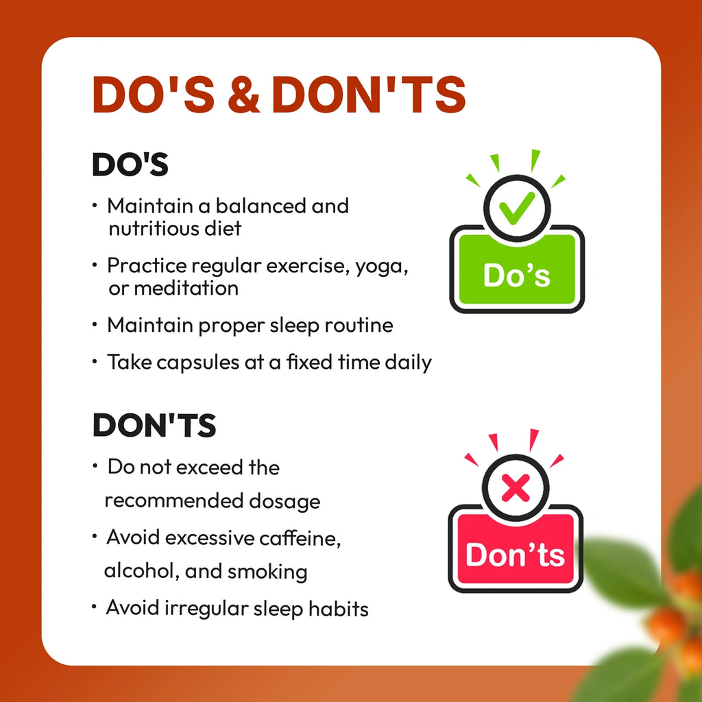 Ashwagandha Capsules 500mg – Stress Relief & Stamina Support – 60 Capsules