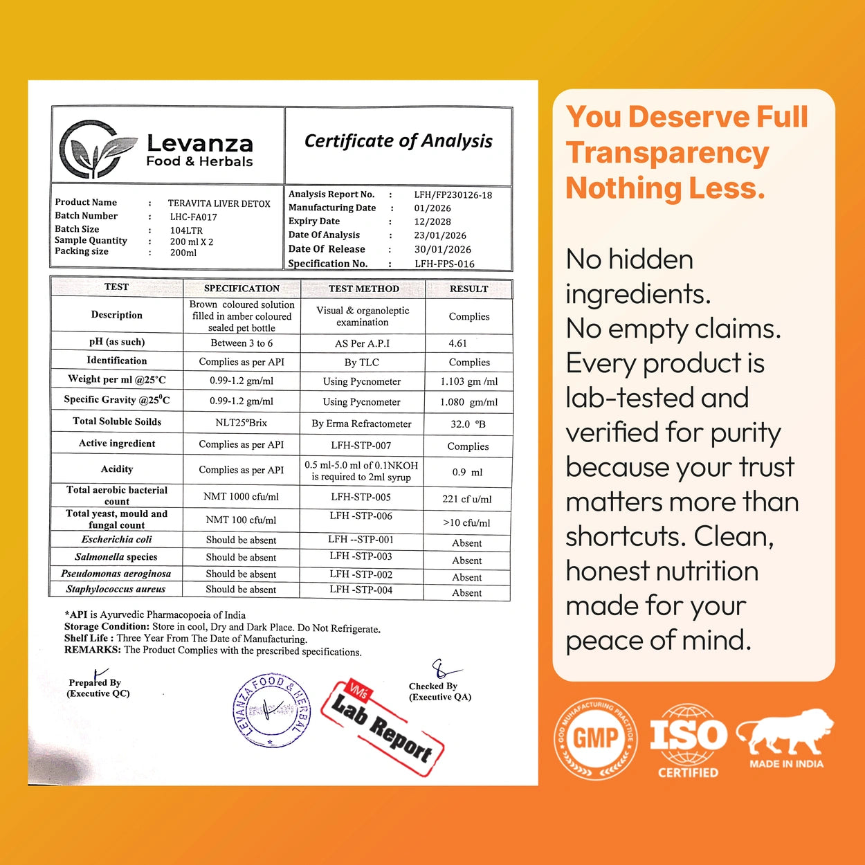 Liver Detox Syrup – Ayurvedic Liver Cleanser – 200ml