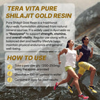 Pure Himalayan Shilajit Gold Resin with Gold Bhasam – 20g