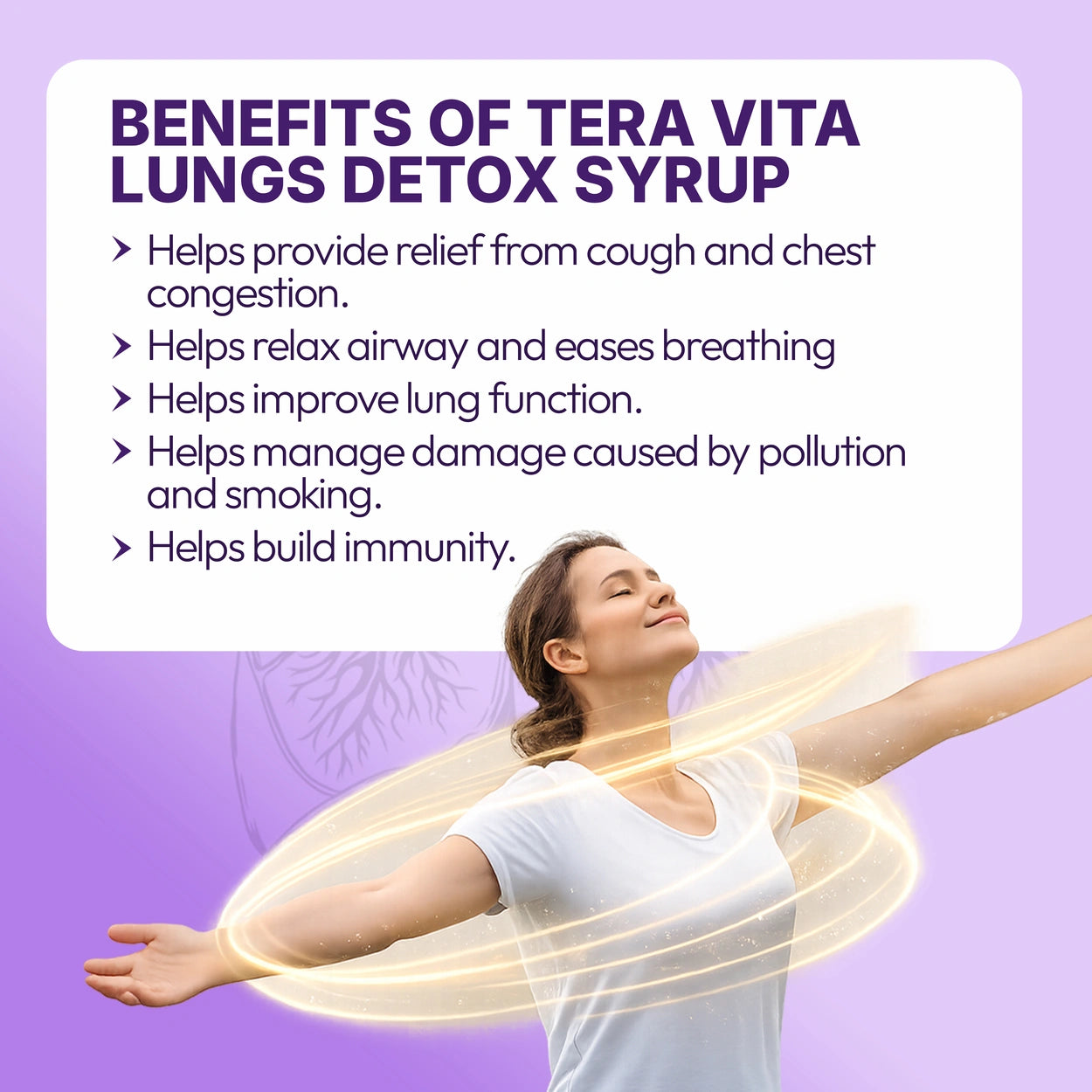 Lungs Detox Syrup – Ayurvedic Respiratory Cleanser – 200ml