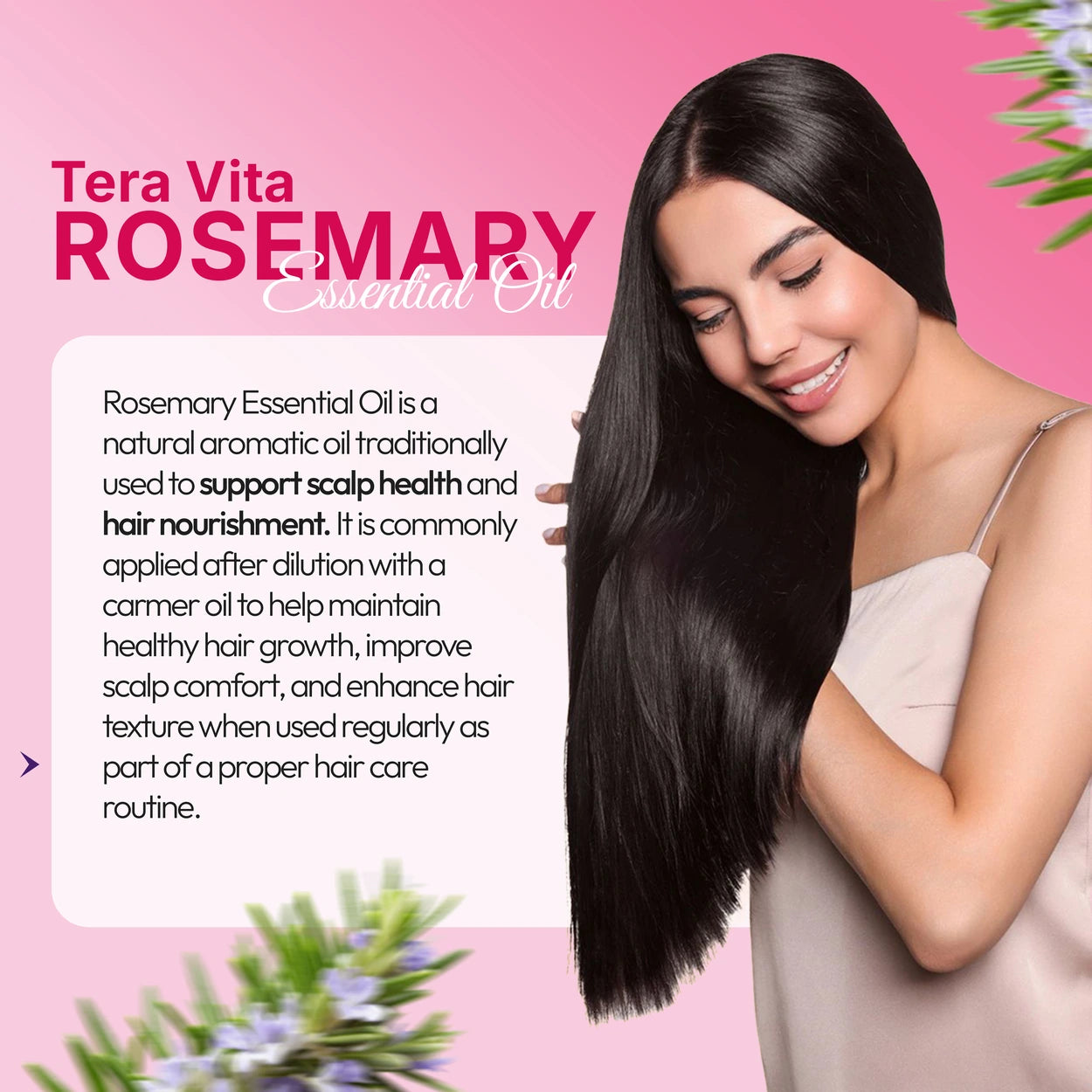 Rosemary Essential Oil – Ayurvedic Hair & Skin Care – 20ml