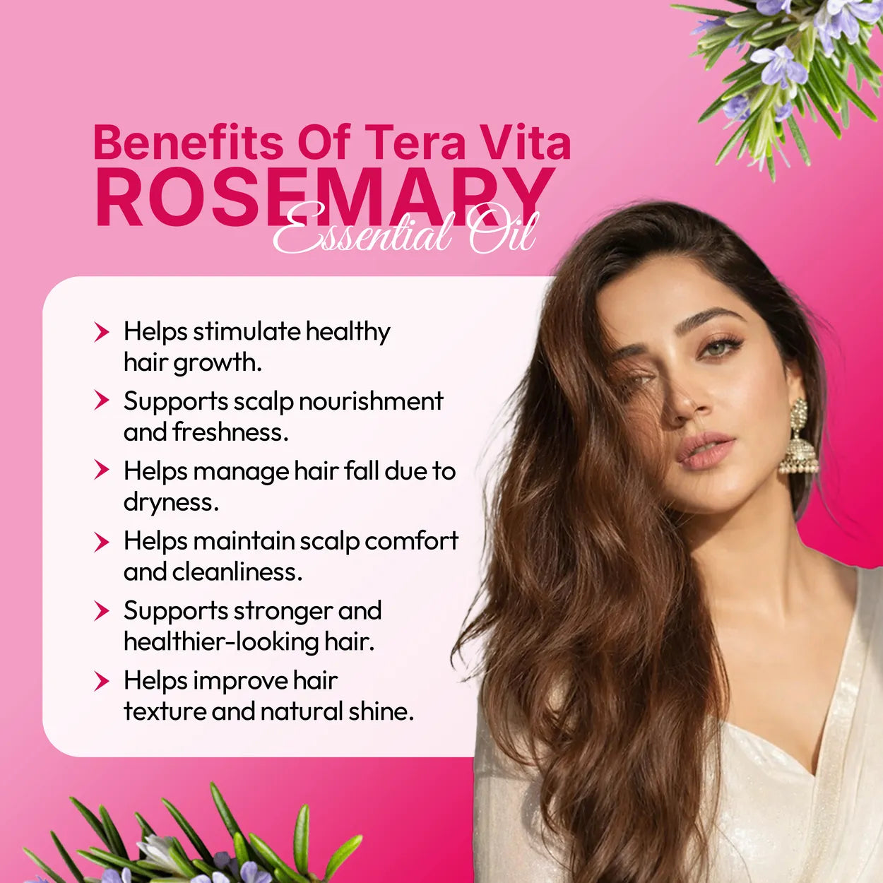Rosemary Essential Oil – Ayurvedic Hair & Skin Care – 20ml
